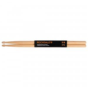 ROCKDALE American Classic Hickory AC-5B барабанные палочки, американский орех, деревянный наконечник, цвет - натуральный