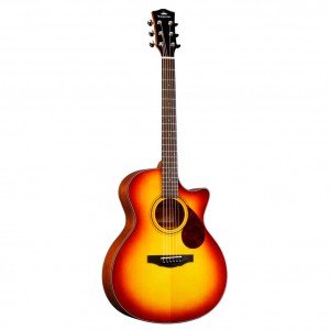 KEPMA F0E-GA Top Gloss Cherry Sunburst трансакустическая гитара, цвет вишневый санберст, в комплекте чехол KEPMA F0E-GA Top Gloss Cherry Sunburst трансакустическая гитара, цвет вишневый санберст, в комплекте чехол