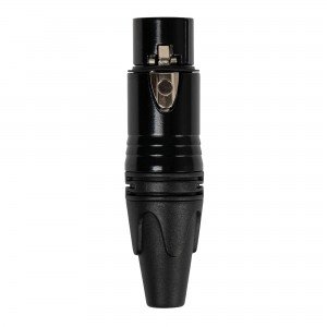 ROCKDALE XLR057 металлический кабельный разъем XLR мама (female) 3pin, цвет черный ROCKDALE XLR057 металлический кабельный разъем XLR мама (female) 3pin, цвет черный