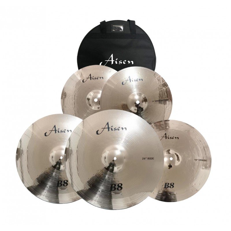 AISEN B8 CYMBAL PACK набор тарелок (14,16,18,20) + чехол для тарелок