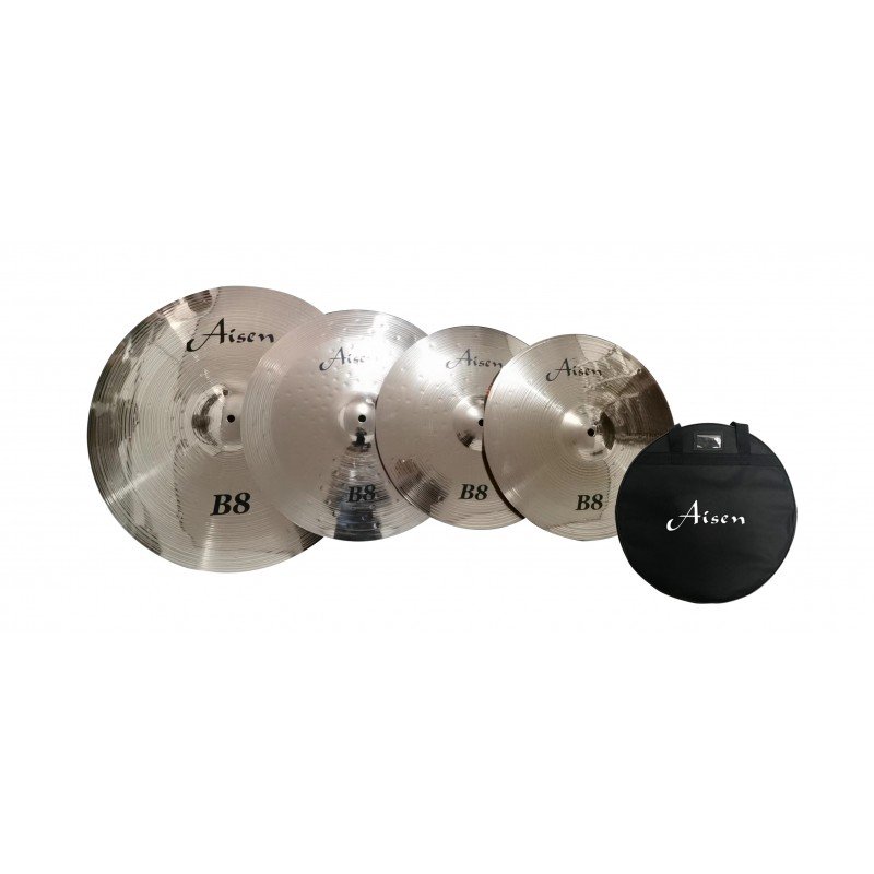 AISEN B8 CYMBAL PACK набор тарелок (14,16,20) + чехол для тарелок