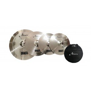 AISEN BRASS CYMBAL PACK набор тарелок (14,16,20) + чехол для тарелок AISEN BRASS CYMBAL PACK набор тарелок (14,16,20) + чехол для тарелок