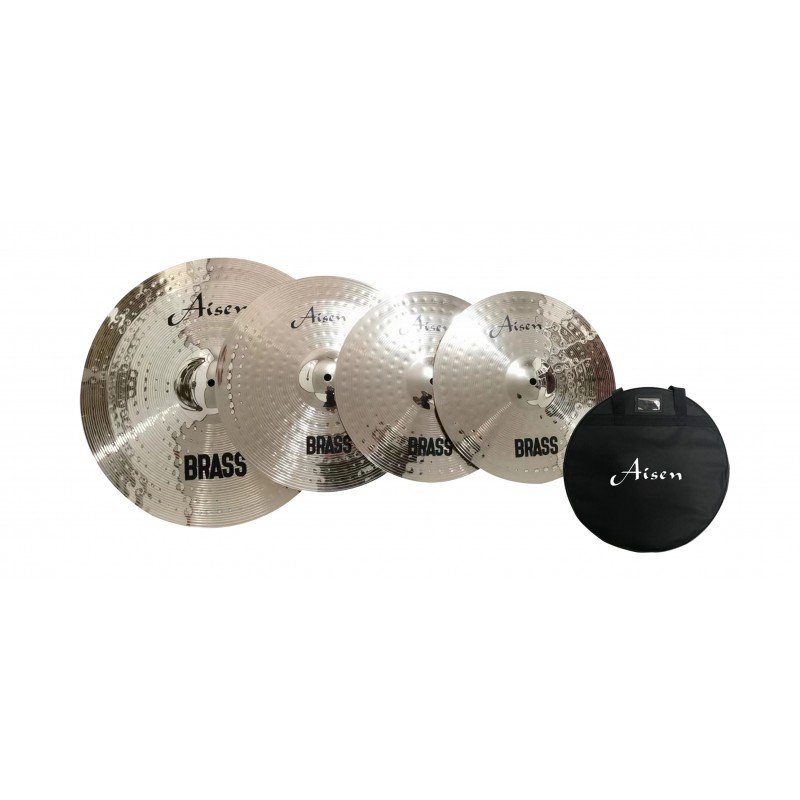 AISEN BRASS CYMBAL PACK набор тарелок (14,16,20) + чехол для тарелок