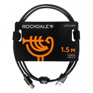 ROCKDALE UTH1.5M кабель USB A-B для подключения цифрового пианино ROCKDALE UTH1.5M кабель USB A-B для подключения цифрового пианино