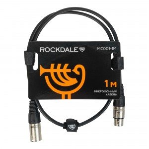 ROCKDALE MC001-1M готовый микрофонный кабель, разъемы XLR, длина 1м ROCKDALE MC001-1M готовый микрофонный кабель, разъемы XLR, длина 1м