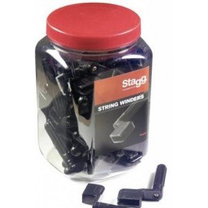 STAGG GSW-40 BK вертушка для быстрой смены струн, банка 40шт, цвет черный STAGG GSW-40 BK вертушка для быстрой смены струн, банка 40шт, цвет черный