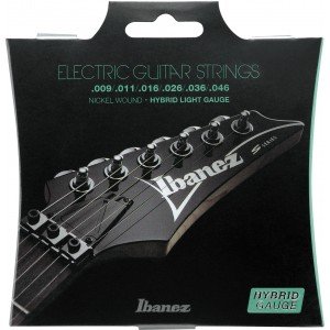 IBANEZ IEGS6HG Струны для электрогитары, никелированная сталь, 9-46, суперлёгкое натяжение IBANEZ IEGS6HG Струны для электрогитары, никелированная сталь, 9-46, суперлёгкое натяжение