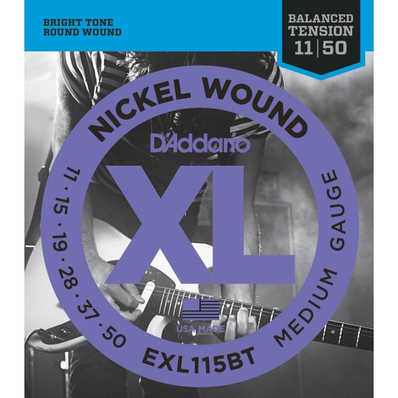 D"ADDARIO EXL115BT NICKEL WOUND, BALANCED TENSION MEDIUM, 11-50 D"ADDARIO EXL115BT NICKEL WOUND, BALANCED TENSION MEDIUM, 11-50