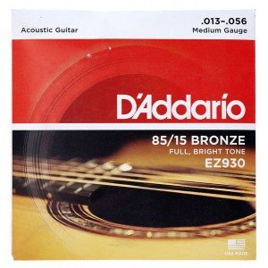 D"ADDARIO SET ACOUS GTR 85/15 MED D"ADDARIO SET ACOUS GTR 85/15 MED