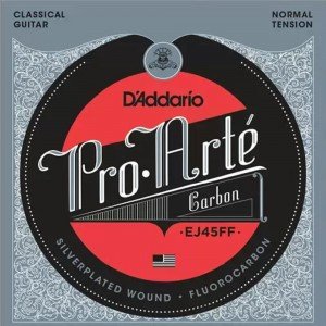 D'ADDARIO EJ45FF PRO-ARTE CARBON, DYNACORE BASSES, NORMAL TENSION струны для классической гитары, нормальное натяжение.. D'ADDARIO EJ45FF PRO-ARTE CARBON, DYNACORE BASSES, NORMAL TENSION струны для классической гитары, нормальное натяжение..