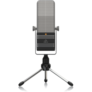 Behringer BV44 конденсаторный стриминговый USB микрофон выполненный в винтажном стиле, в комплекте с настольным кронштейном Behringer BV44 конденсаторный стриминговый USB микрофон выполненный в винтажном стиле, в комплекте с настольным кронштейном