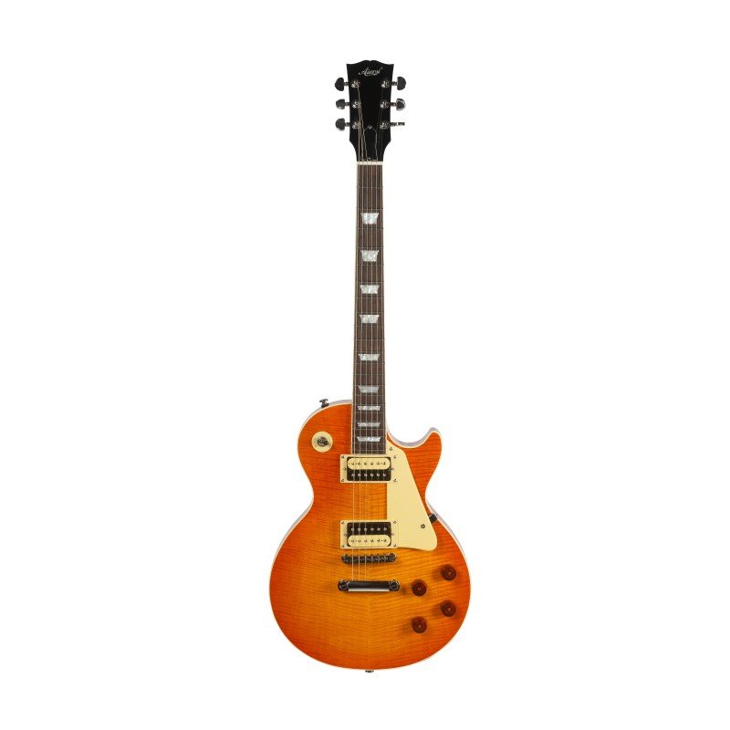 AIERSI LP-24 Sweet Honey Burst Электрогитара, форма корпуса - лес пол,санбёрт