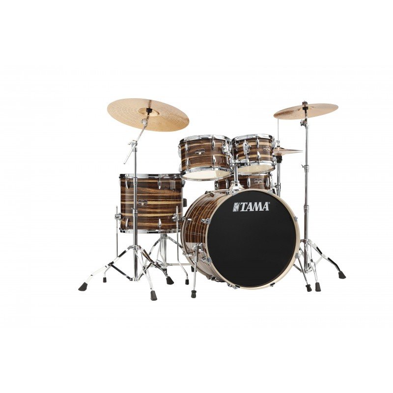 TAMA IP52H6W-CTW IMPERIALSTAR (UNICOLOR WRAP FINISHES) ударная установка из 5-ти барабанов со стойками, тополь, цвет Кофейное ти