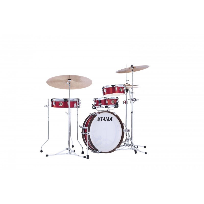 TAMA LJK48P-BRM CLUB-JAM PANCAKE KIT ударная установка из 4-х барабанов, цвет искрящееся жженый красный, материал тополь, (18”x4