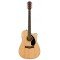 FENDER CD-60SCE Dread Nat WN электроакустическая гитара, цвет натуральный