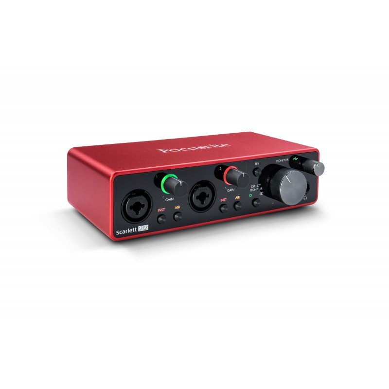 FOCUSRITE Scarlett 2i2 3rd Gen аудио интерфейс USB, 2 входа/2 выхода