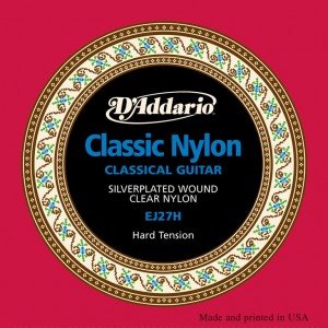 D'Addario EJ27H EJ27H CLASSIC Струны для классической гитары нейлоновые Student Hard D'Addario EJ27H EJ27H CLASSIC Струны для классической гитары нейлоновые Student Hard