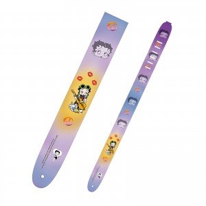 Perri's P25BB-1054 Кожаный ремень (2,5') для гитары (Betty Boop с гитарой) Perri's P25BB-1054 Кожаный ремень (2,5') для гитары (Betty Boop с гитарой)