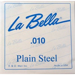 LA BELLA PS010 Отдельная стальная струна, 010