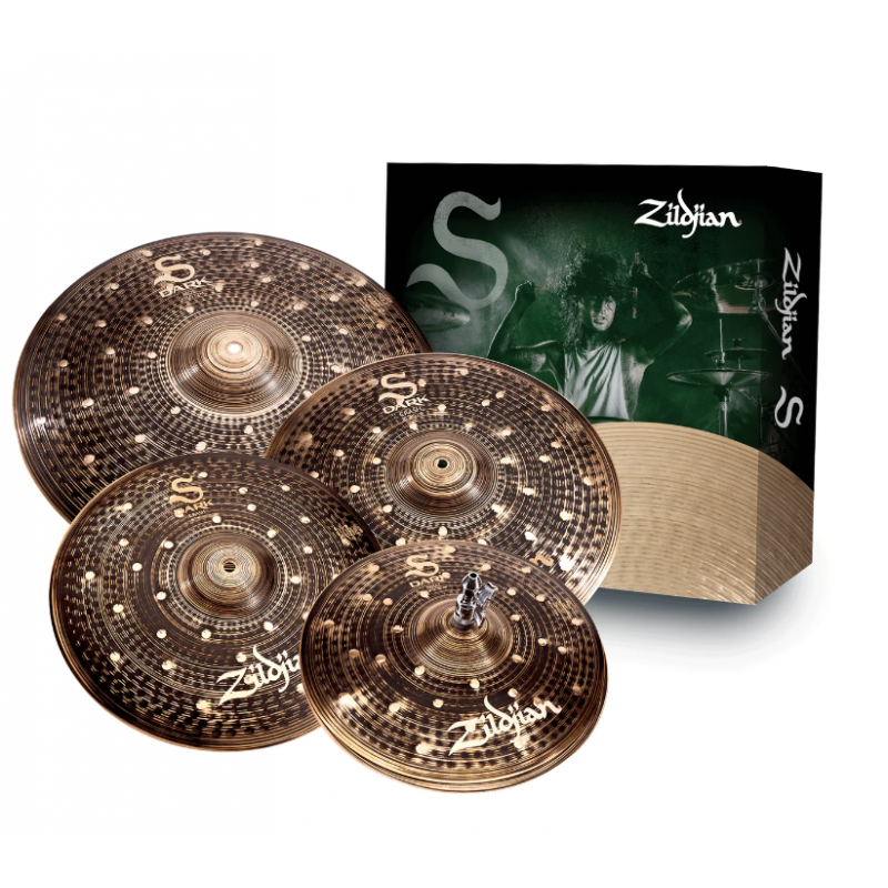 ZILDJIAN SD4680 S DARK CYMBAL PACK (14H, 16C, 18C, 20R)