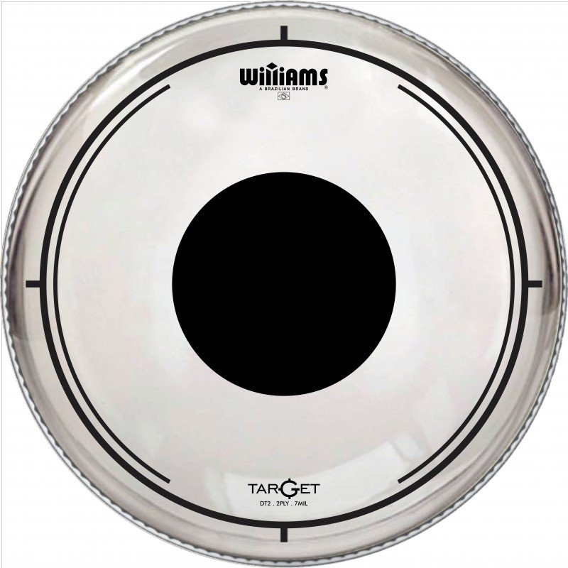 WILLIAMS DT2-7MIL-16 Double Ply Clear Oil Target Dot Series 16" -  7-MIL