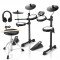 DONNER DED-80 Electric Drum Set 4 Drums 3 Cymbals электронная ударная установка (4 пэда барабанов, 3 пэда тарелок, стул для бара