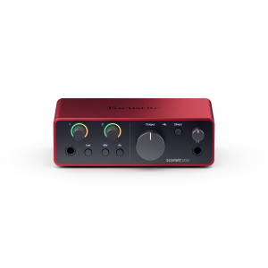 FOCUSRITE Scarlett Solo 4th Gen аудиоинтерфейс USB, 2 входа/2 выхода FOCUSRITE Scarlett Solo 4th Gen аудиоинтерфейс USB, 2 входа/2 выхода