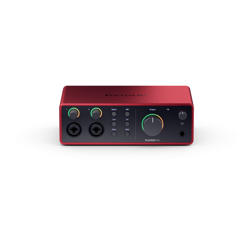 FOCUSRITE Scarlett 4i4 4th Gen аудио интерфейс USB, 4 входа/4 выхода