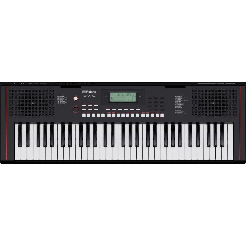 ROLAND E-X10 синтезатор с автоаккомпанементом, 61 клавиша, 64 голоса, 207 стилей, 601 тембр