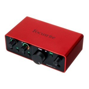 FOCUSRITE Scarlett Solo 4th Gen аудиоинтерфейс USB, 2 входа/2 выхода