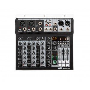 Echo Acoustic MicroStar 21FX Компактный микшерный пульт, 2xМик, +48V, 1xСтерео, 2 AUX-шина, процессор эффектов, USB-A, MP3-Playe