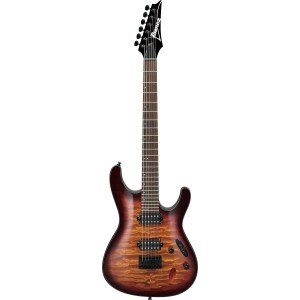 IBANEZ S621QM DEB электрогитара, 6 струн, цвет - санбёрст
