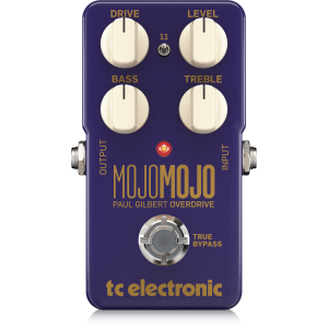 TC Electronic MOJO MOJO PAUL GILBERT EDITION напольная педаль эффекта овердрайва TC Electronic MOJO MOJO PAUL GILBERT EDITION напольная педаль эффекта овердрайва