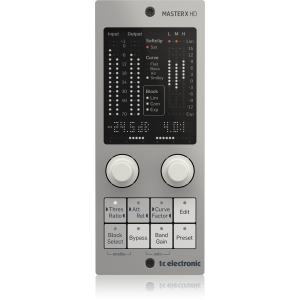 TC Electronic MASTER X HD-DT плагин многополосного компрессора/лимитера/экспандера с контроллером TC Electronic MASTER X HD-DT плагин многополосного компрессора/лимитера/экспандера с контроллером