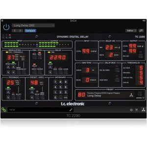 TC Electronic TC2290-DT плагин динамического дилея с контроллером TC Electronic TC2290-DT плагин динамического дилея с контроллером