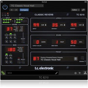 TC Electronic TC8210-DT плагин ревера с контроллером TC Electronic TC8210-DT плагин ревера с контроллером