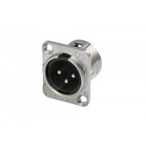 Rean RC3MDL панельный разъем XLR male 3-контакта, под пайку Rean RC3MDL панельный разъем XLR male 3-контакта, под пайку