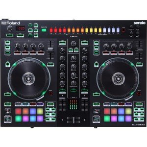 Roland DJ-505 2х-канальный 4х-дековый DJ-контроллер с винтажной драм-машиной Roland DJ-505 2х-канальный 4х-дековый DJ-контроллер с винтажной драм-машиной