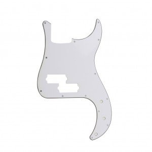 Musiclily MX0355 Защитная накладка бас-гитары Precision Bass, 3 слоя, белая Musiclily MX0355 Защитная накладка бас-гитары Precision Bass, 3 слоя, белая