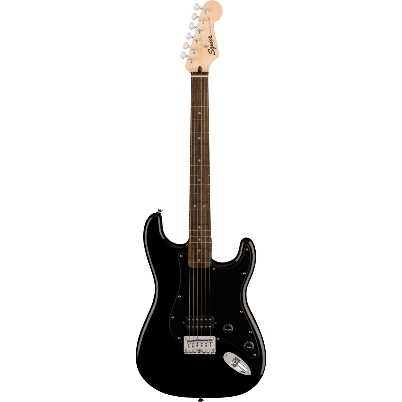 Fender Squier Sonic Stratocaster HT H, Laurel Fingerboard, Black Pickguard, Black Fender Squier Sonic Stratocaster HT H, Laurel Fingerboard, Black Pickguard, Black