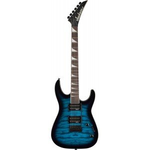 JACKSON JS Series Dinky JS20 DKQ 2PT Transparent Blue Burst электрогитара, цвет синий JACKSON JS Series Dinky JS20 DKQ 2PT Transparent Blue Burst электрогитара, цвет синий