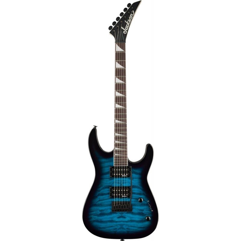 Jackson JS Series Dinky JS20 DKQ 2PT Transparent Blue Burst