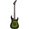 JACKSON JS Series Dinky JS20 DKQ 2PT Transparent Green Burst электрогитара, цвет зеленый