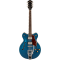 GRETSCH G2622T Streamliner CB DC DENM полуакустическая гитара, цвет синий металлик