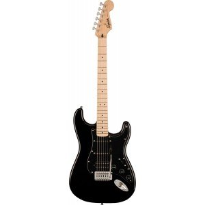 FENDER SQUIER SONIC STRAT HSS MN Black электрогитара, цвет черный