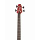 A4-Plus-FMMH-OPBC Artisan Series Бас-гитара, красная, Cort