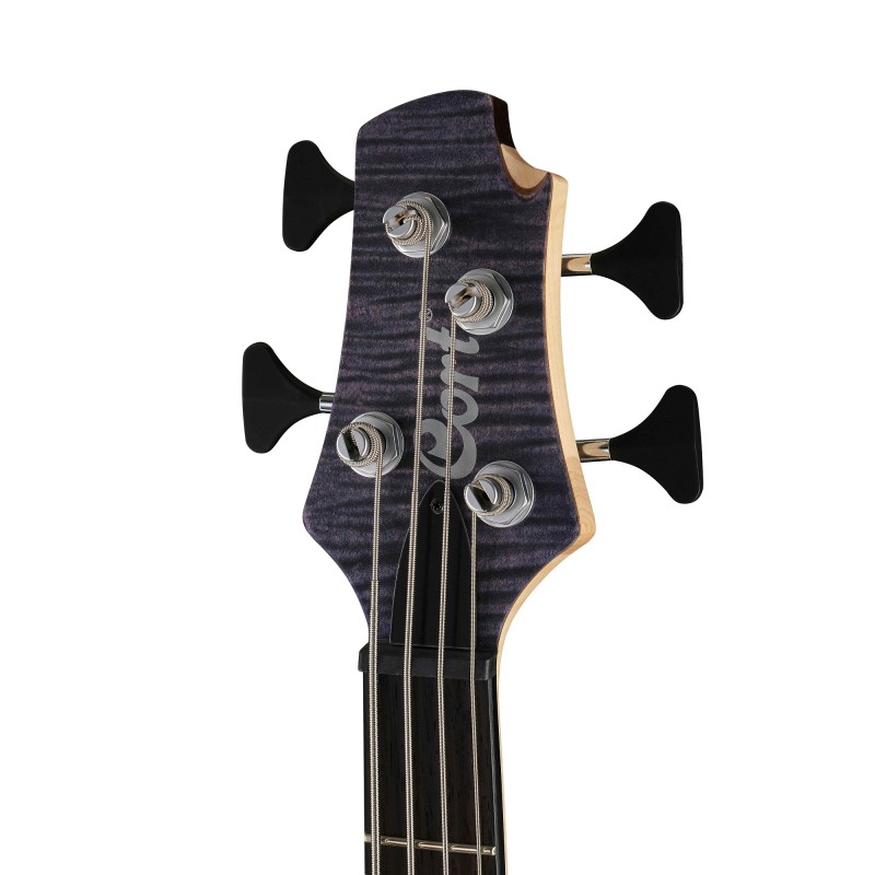 A4-Plus-FMMH-OPLB Artisan Series Бас-гитара, черная, Cort