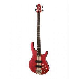 A4-Plus-FMMH-WBAG-OPBC Artisan Series Бас-гитара, красная, с чехлом, Cort