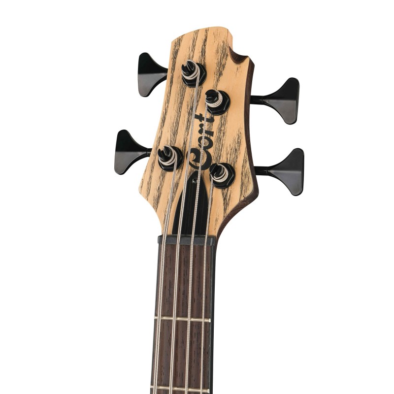 A4-Ultra-Ash-WCASE-ENB Artisan Series Бас-гитара, цвет натуральный, с футляром, Cort