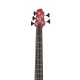 A5-Plus-FMMH-OPBC Artisan Series Бас-гитара 5-струнная, красная, Cort